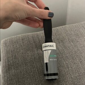 Essentials Black and Gray Mini Lint Roller